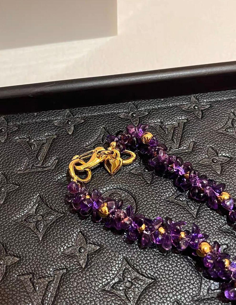 Pure Amethyst Bracelet & Necklace Set