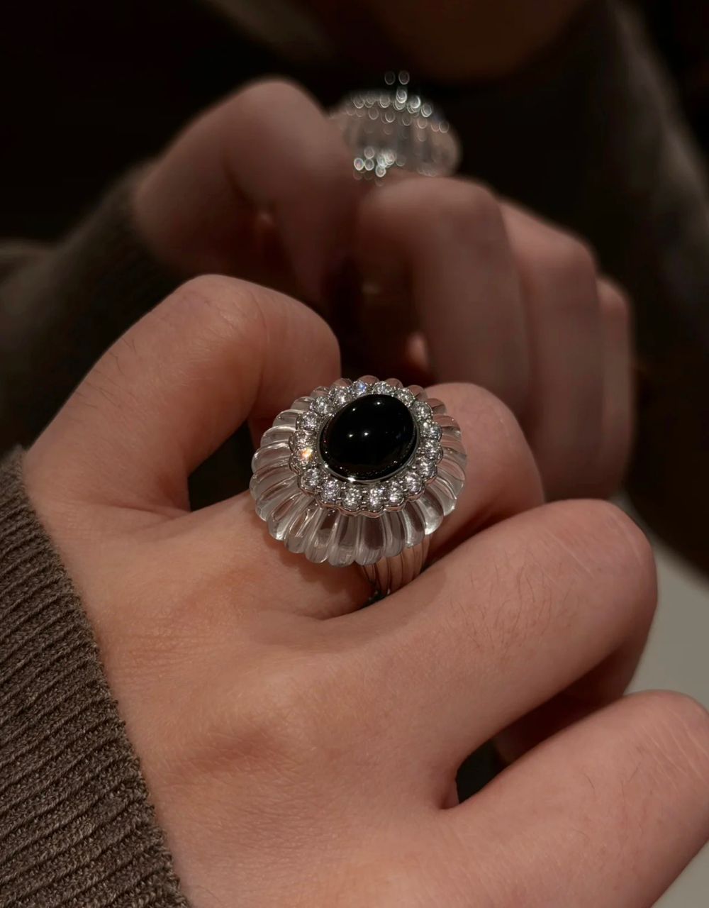 Infinite Duality Ring