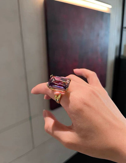 Violet Whisper Ring