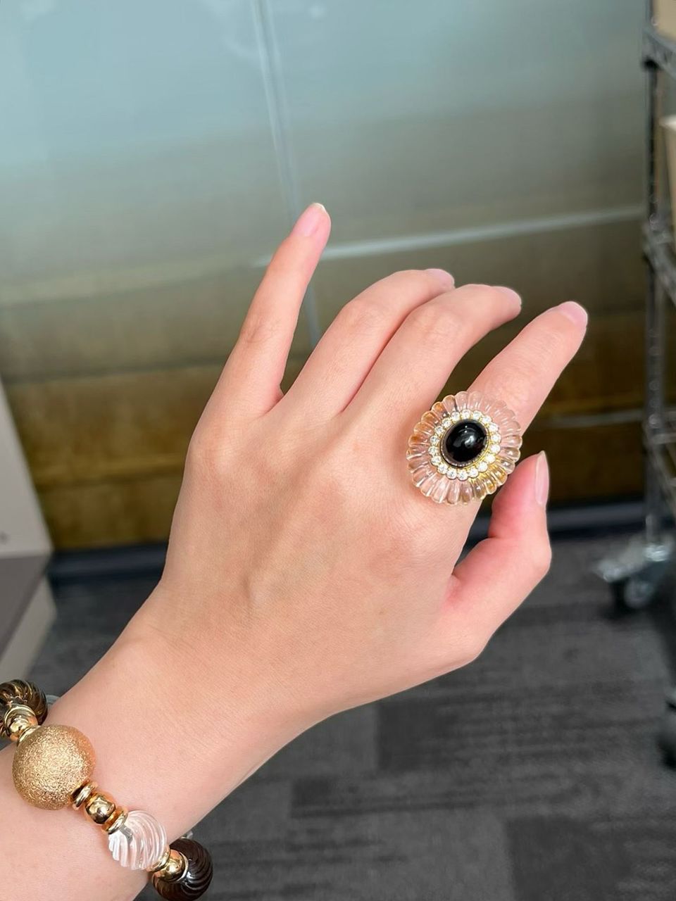 Infinite Duality Ring