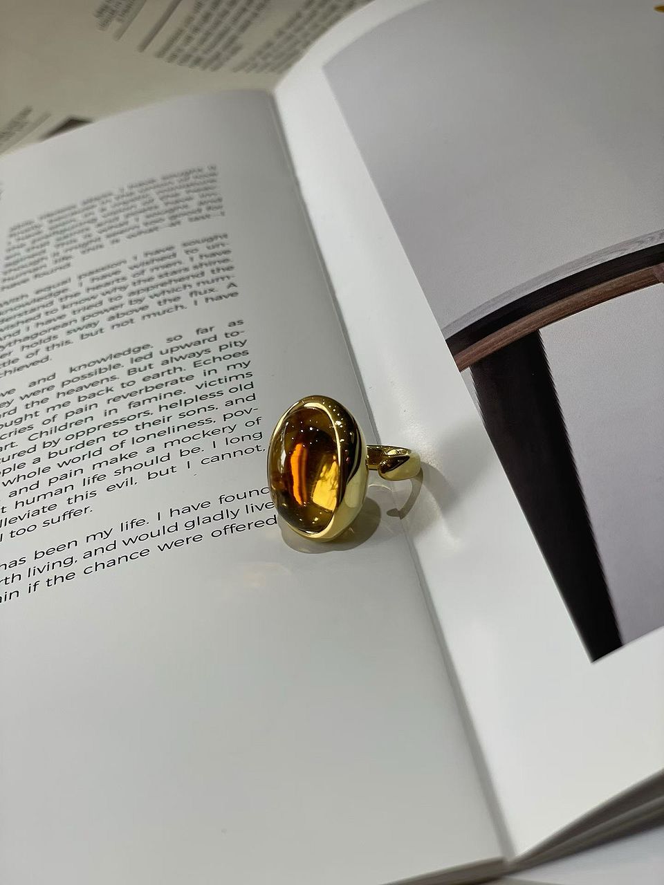 Citrine Dazzle Ring