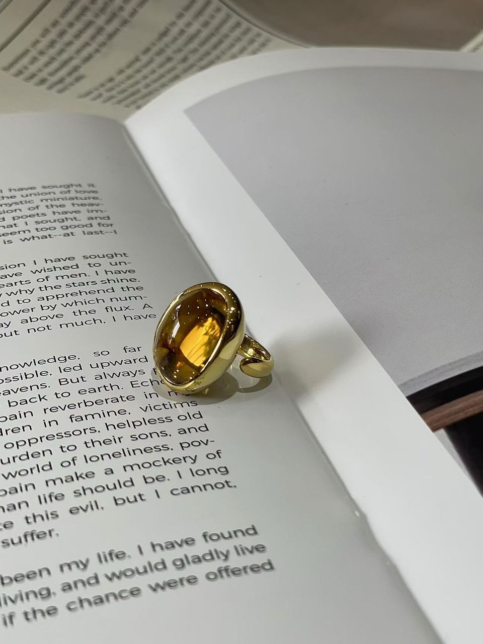 Citrine Dazzle Ring