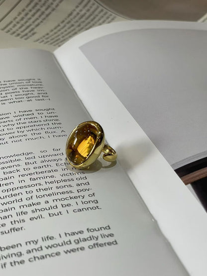 Citrine Dazzle Ring