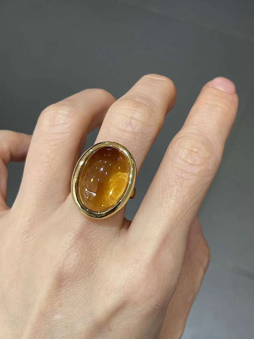 Citrine Dazzle Ring