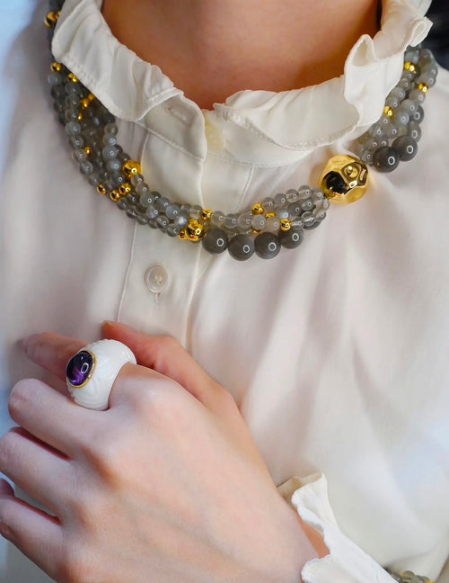 Moonstone Lullaby Bracelet & Necklace Set